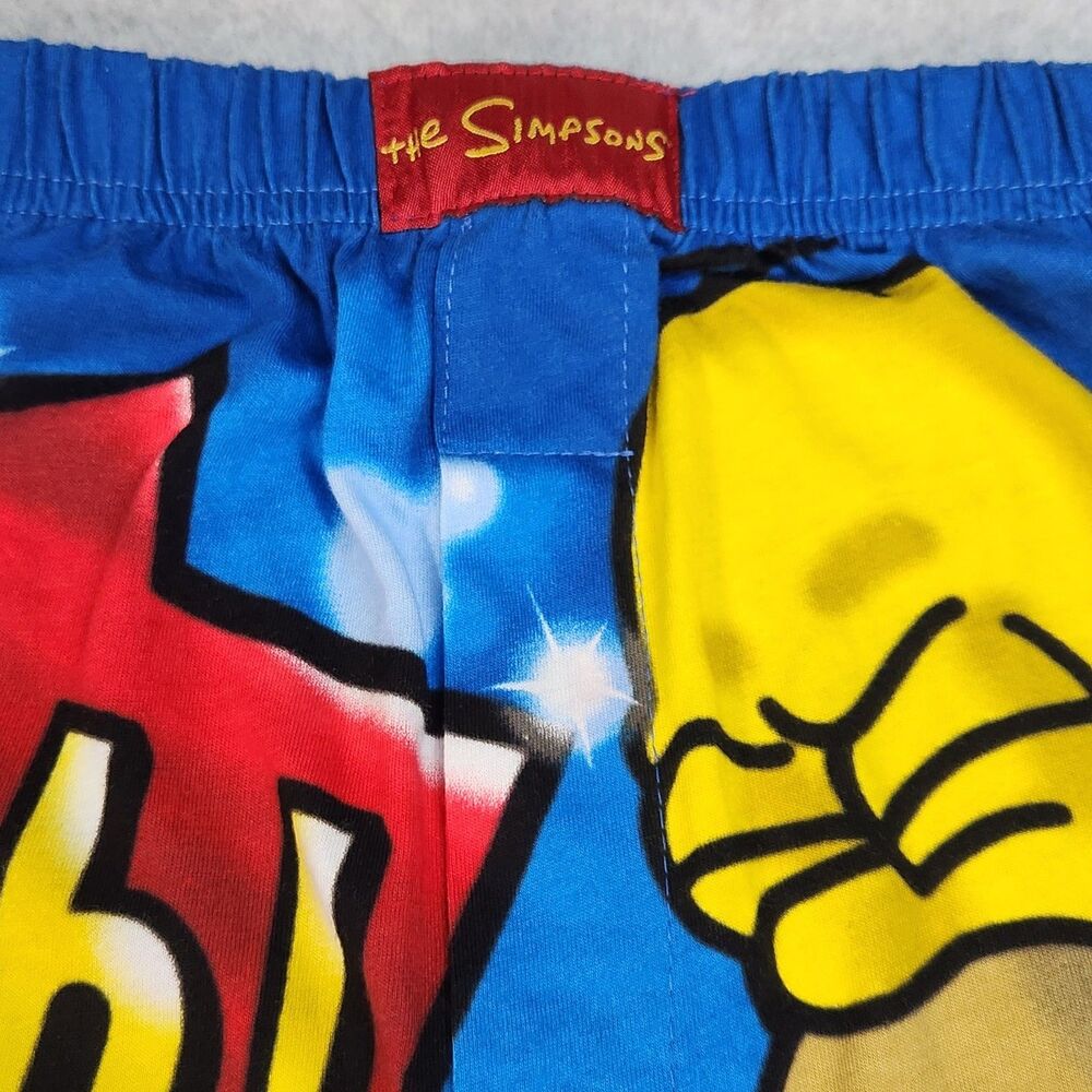 The Simpsons Mens Boxer Briefs XL Homer Simpson D'oh Blue Novelty Underwear NWT - Picture 2 of 5